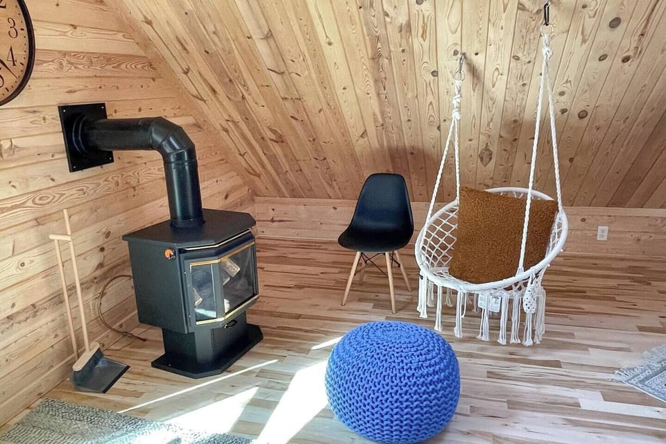 Kids of all ages will love the swinging chair!