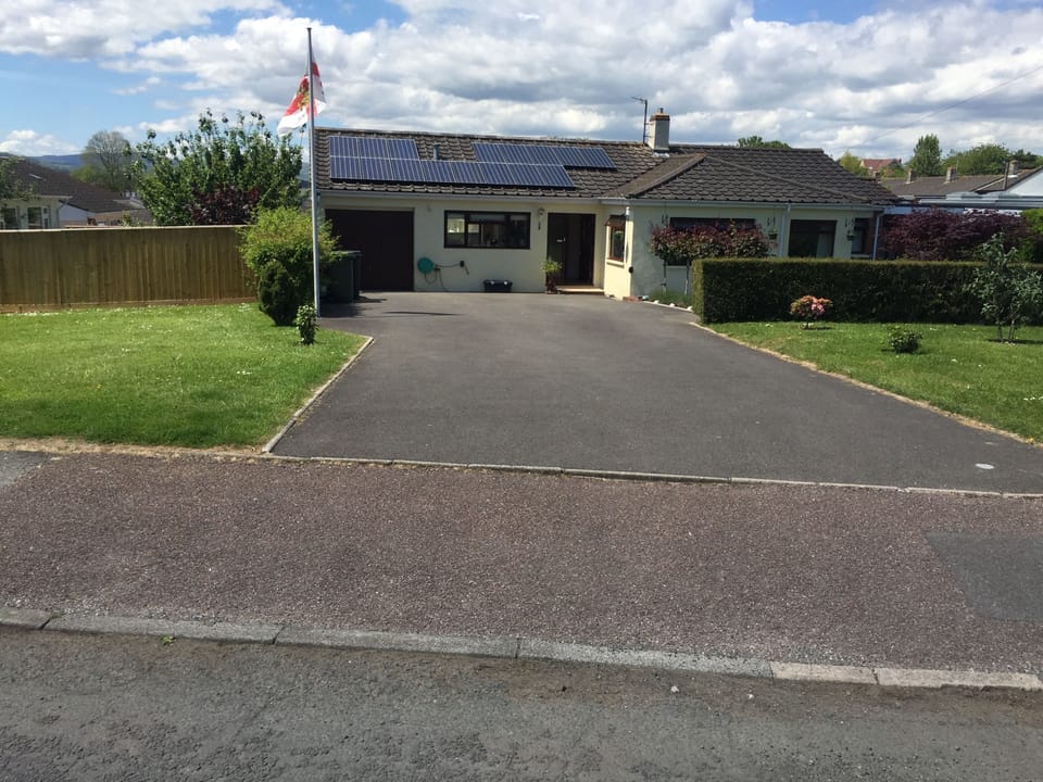 Property from the road showing the adequate parking plenty of parking 