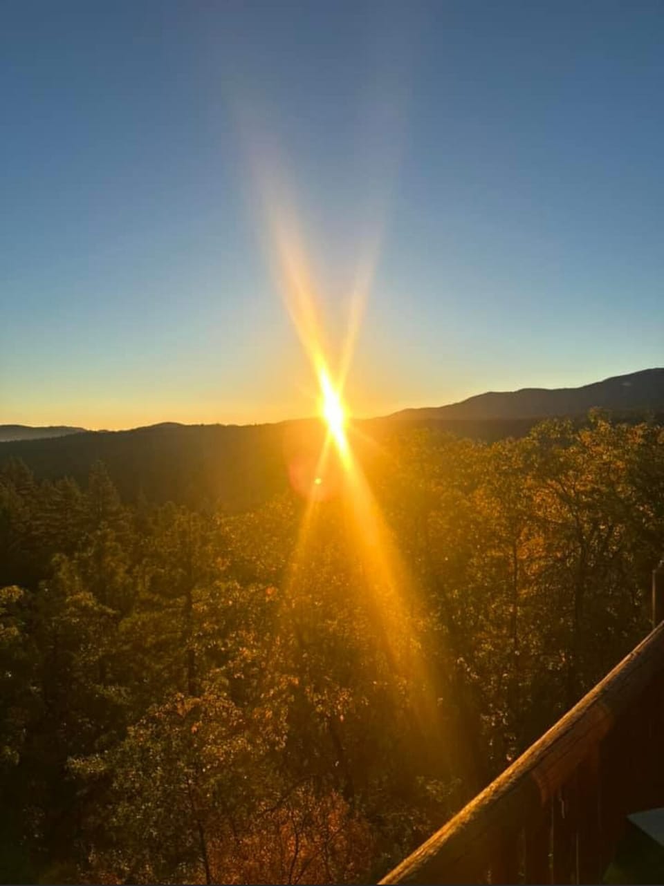 Romantic sunset from
Our patio 