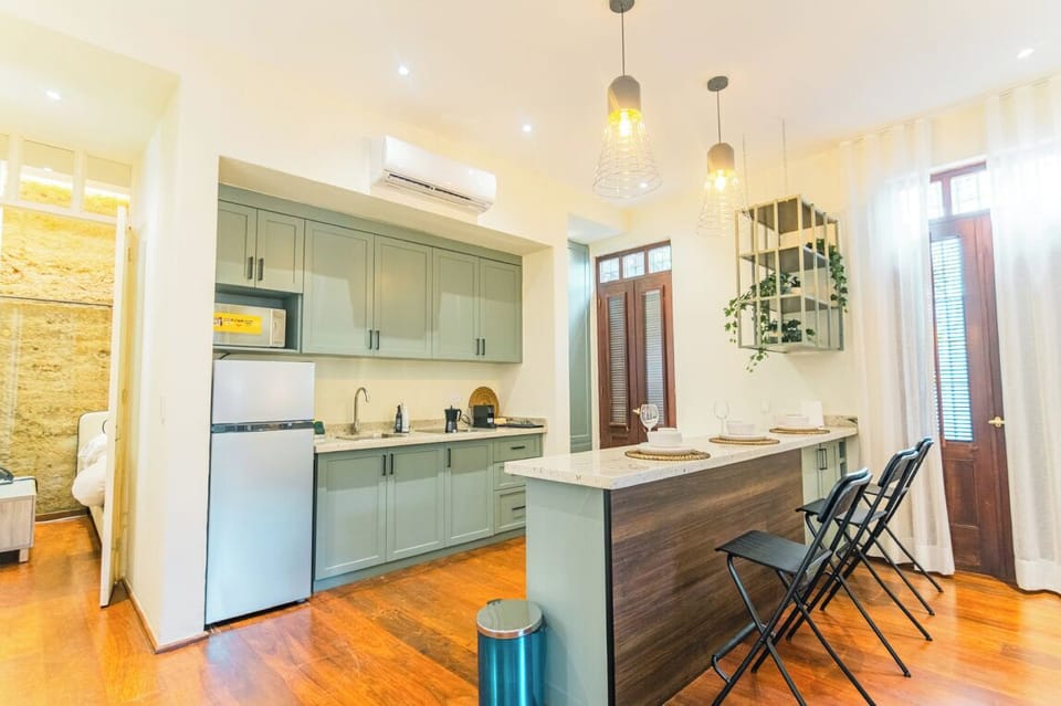 Owner´s Flat | Private kitchen | Coffee/tea maker, highchair