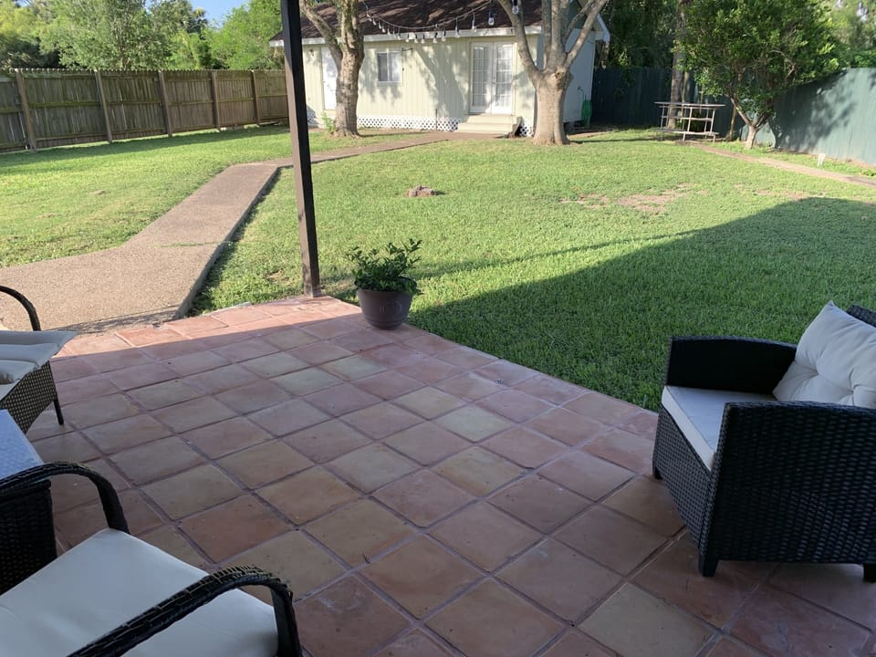 Enjoy the back yard