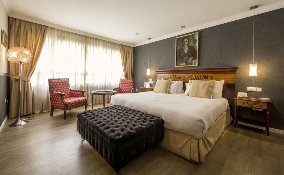Hypo-allergenic bedding, minibar, in-room safe, individually furnished
