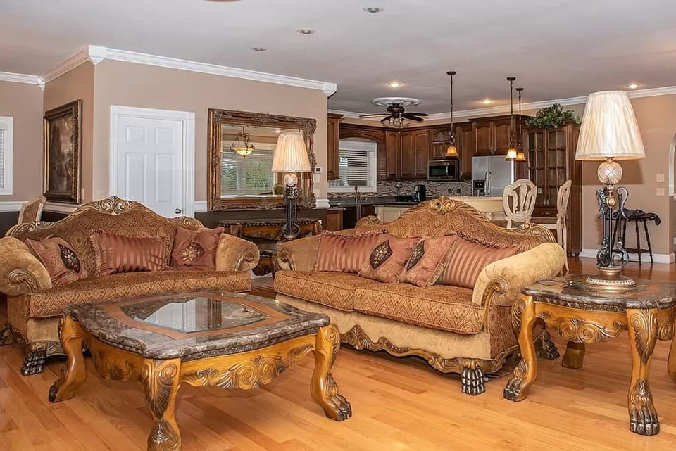 This is a very spacious living room and this picture does not do it justice!