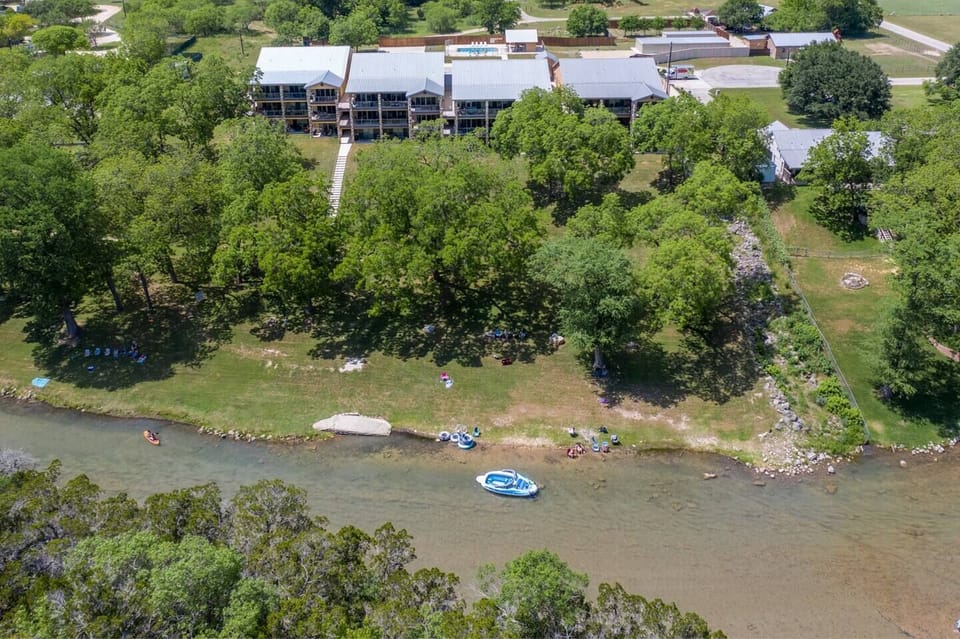 Full arial view of the property.