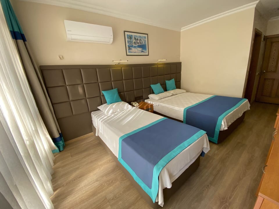 Premium bedding, minibar, desk, laptop workspace