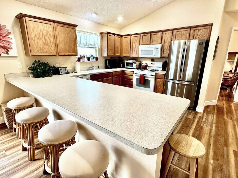 Kitchen with Bar Seating