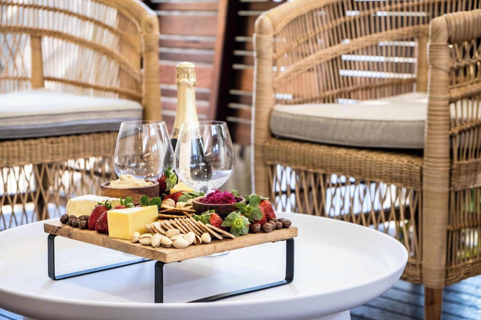 Bring snacks and enjoy the atmosphere outside.