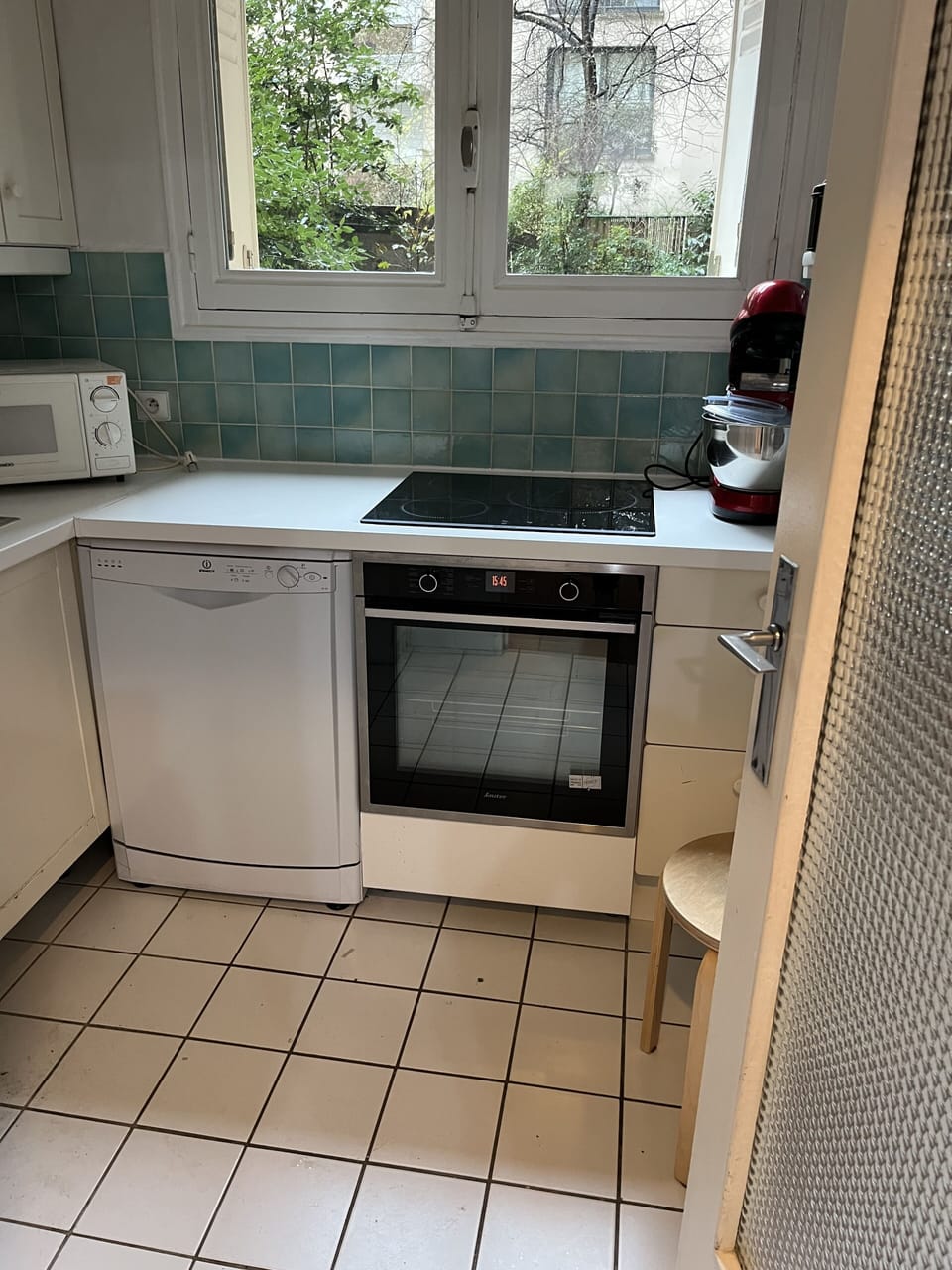 Kitchen with stove ,oven, and dishwasher