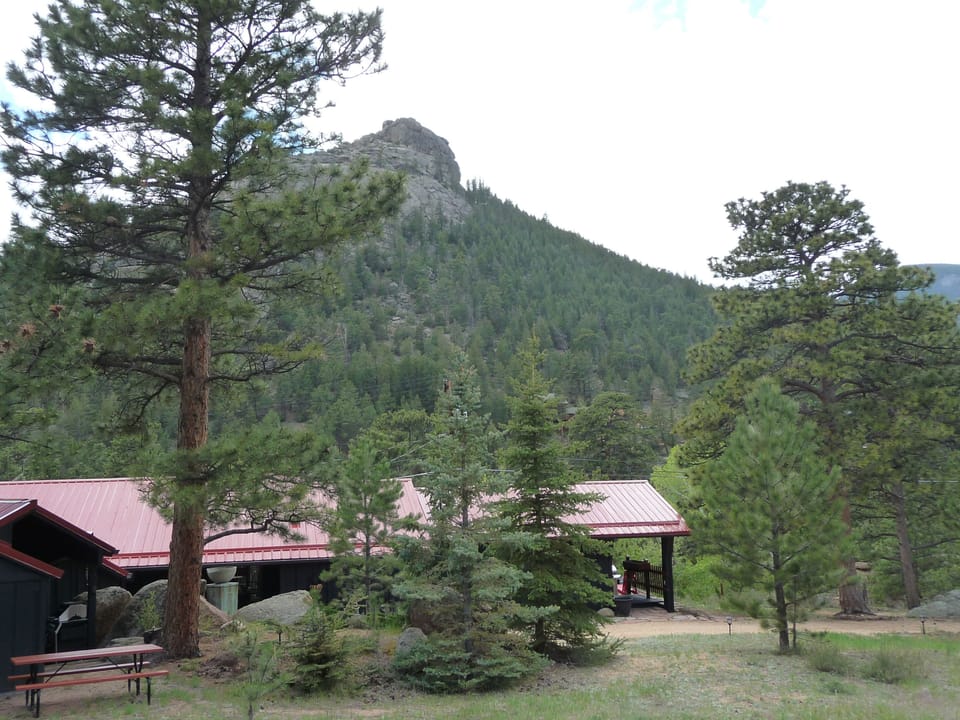 The Bunkhouse at Old Man Mountain (see the face in silhouette)