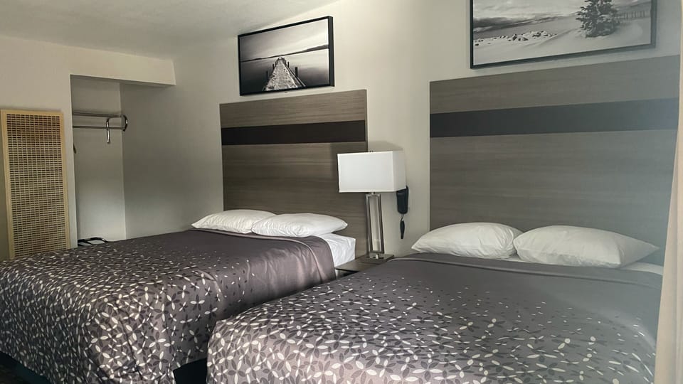 Individually decorated, individually furnished, desk, laptop workspace