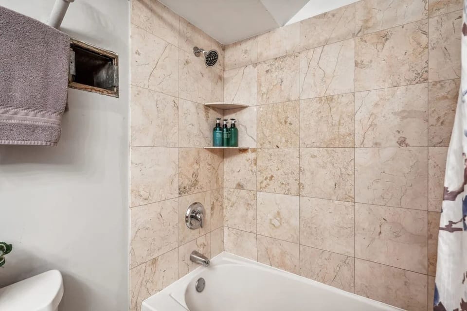 All the bathroom essentials at your disposal. :)