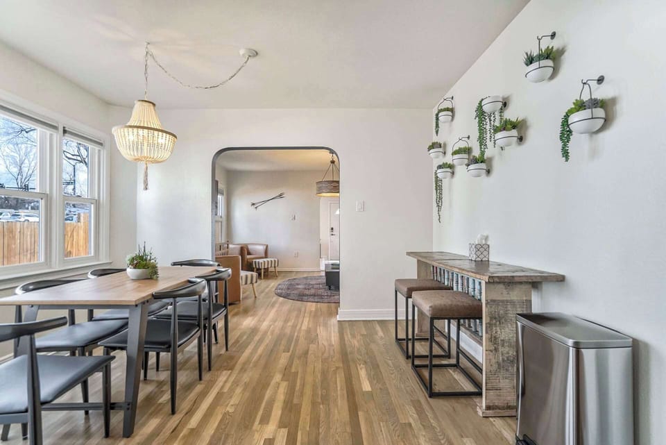 Enjoy casual dining at the cozy breakfast bar with stylish decor