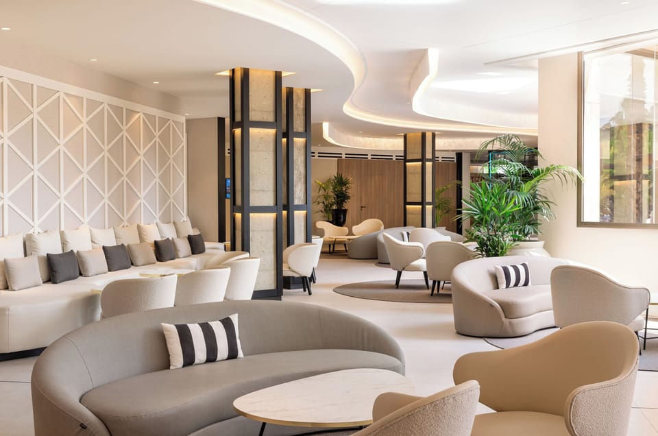 Lobby sitting area