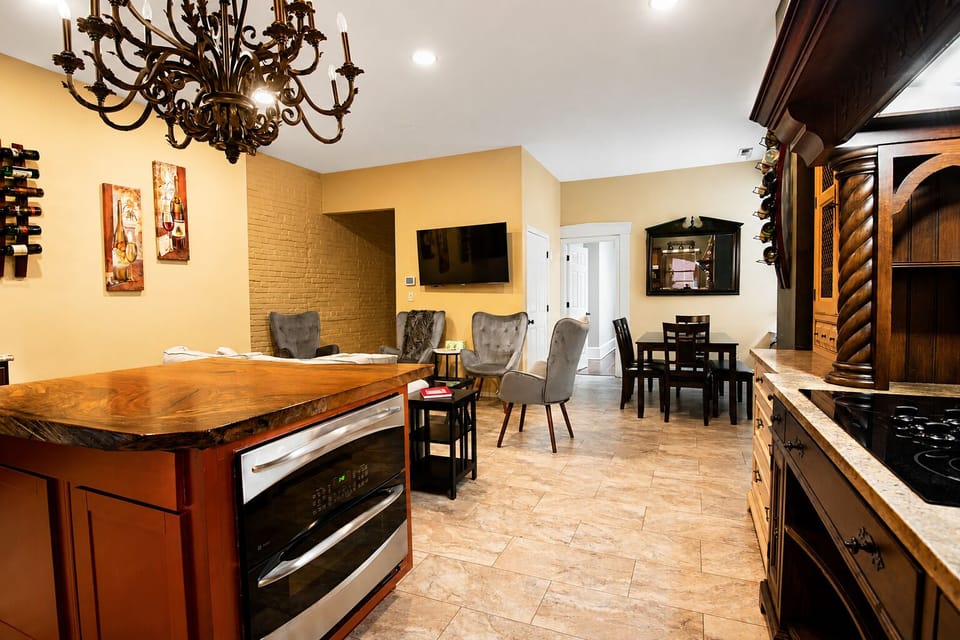Kitchen and Living Room