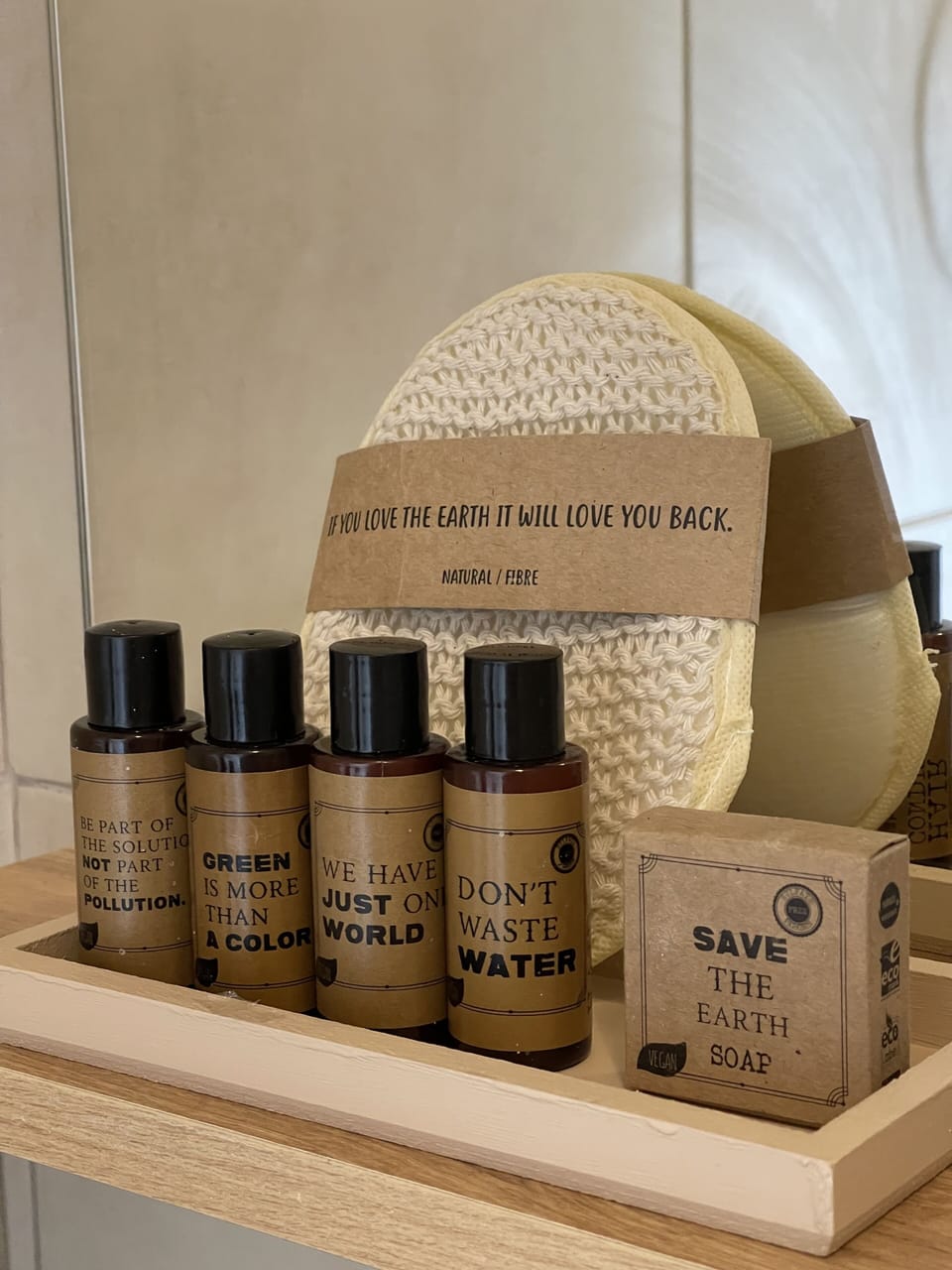 Shower, rainfall showerhead, eco-friendly toiletries, hair dryer
