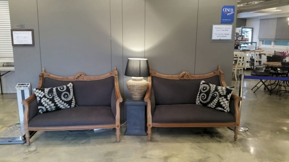 Lobby sitting area
