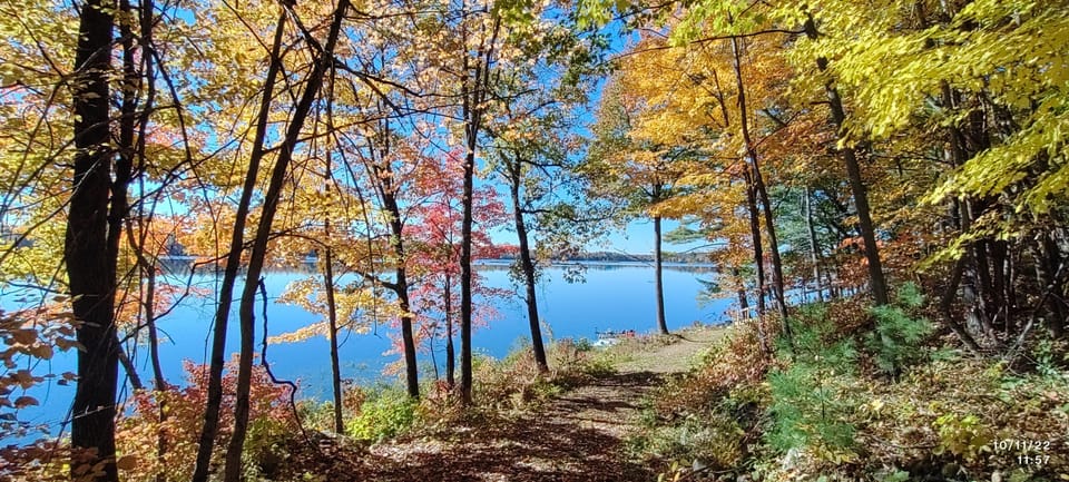 Colourful water
