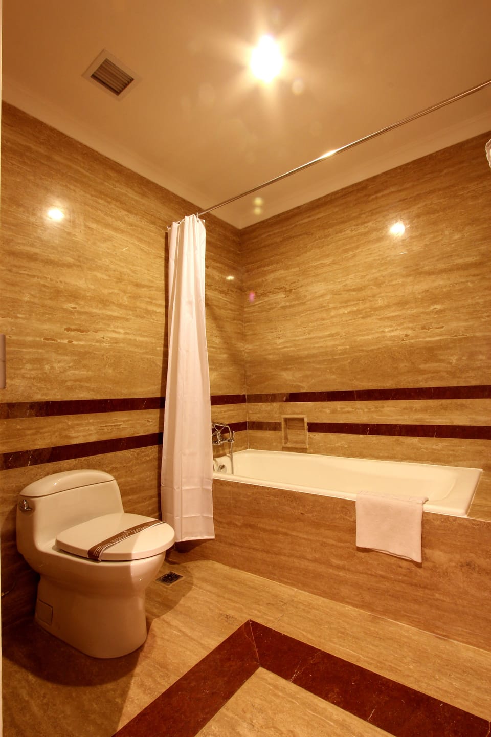 Executive Suite | Bathroom | Free toiletries, hair dryer, towels