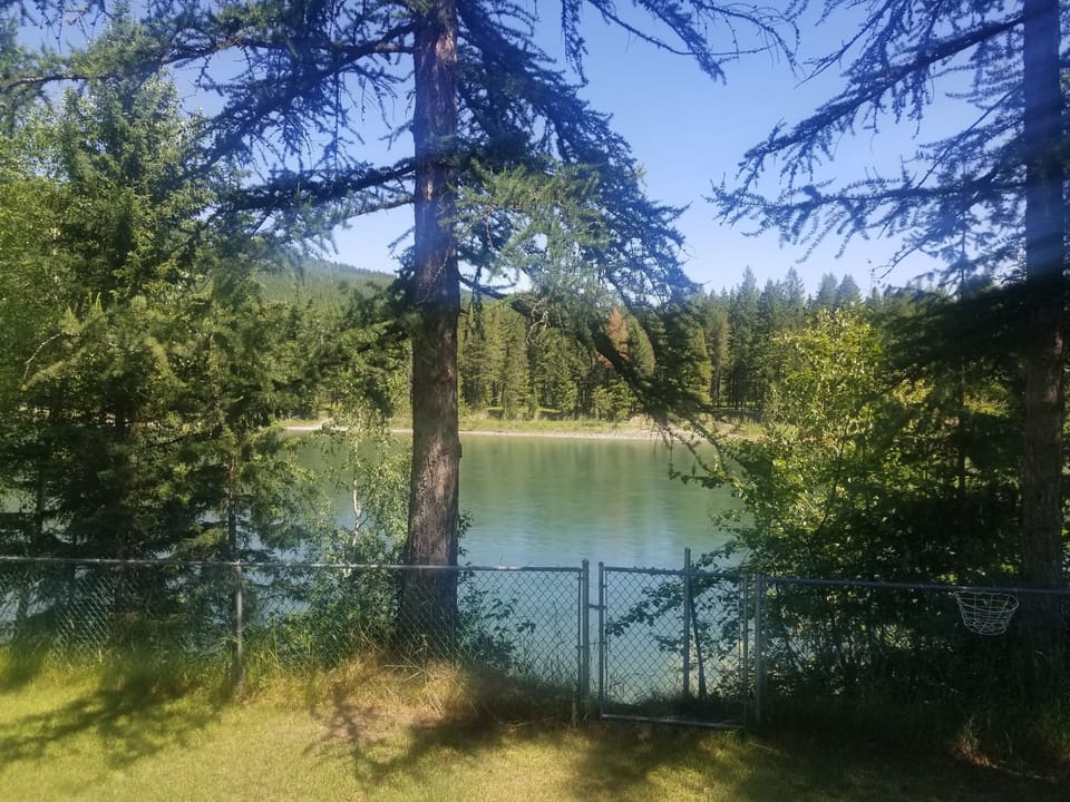 Rear Gate to the dock
