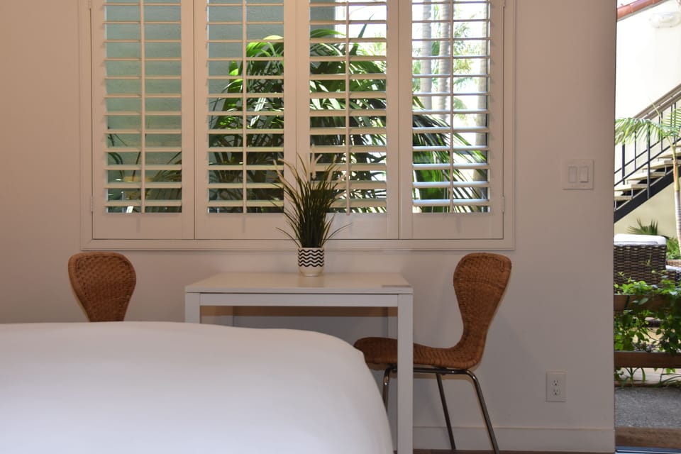 Deluxe King - Ground Floor | Premium bedding, desk, laptop workspace, iron/ironing board