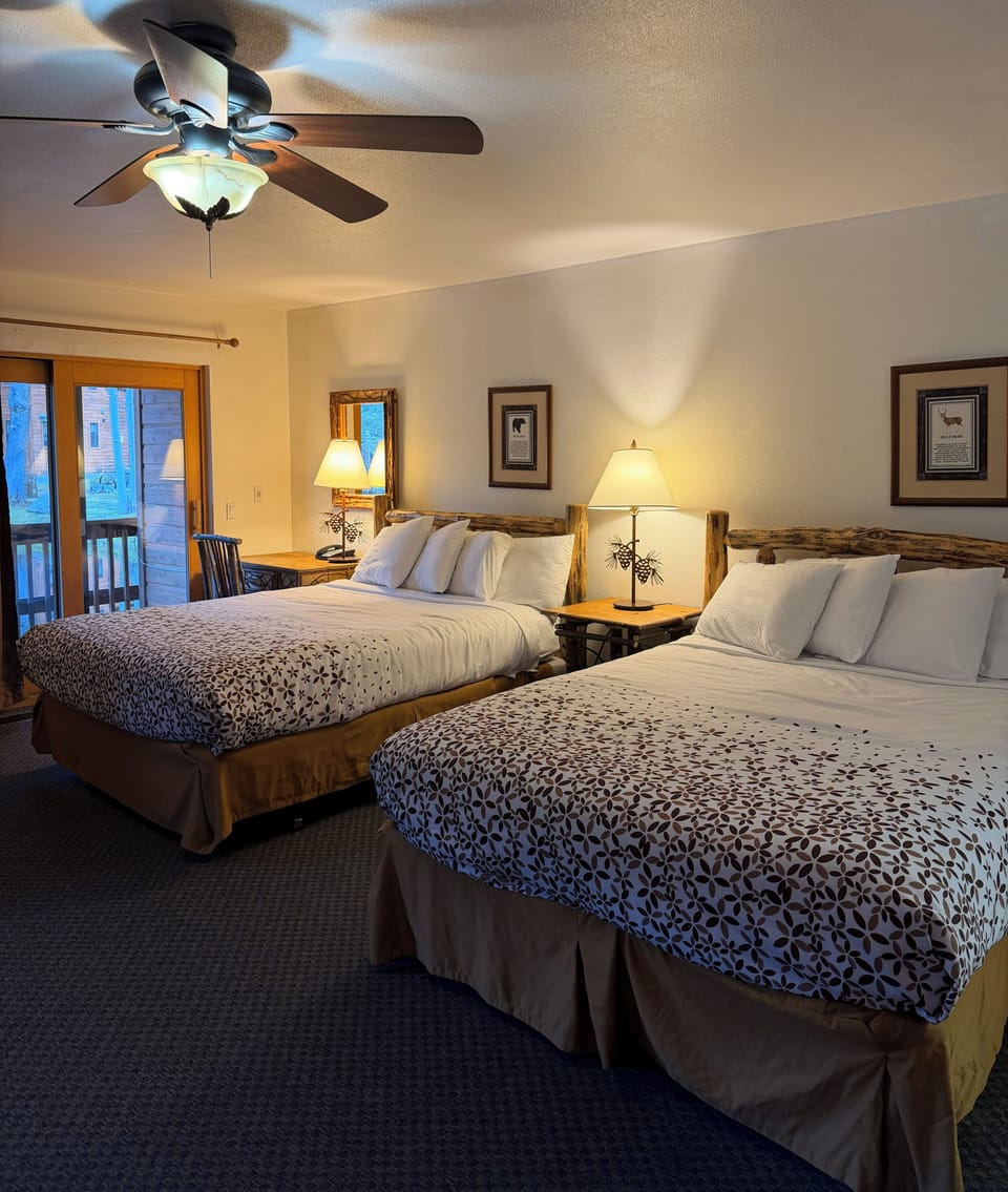 Iron/ironing board, bed sheets