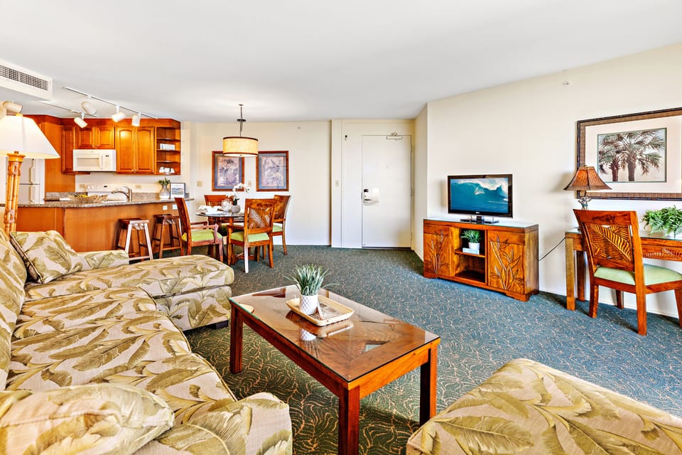 Hawaiian inspired decor and furnishings