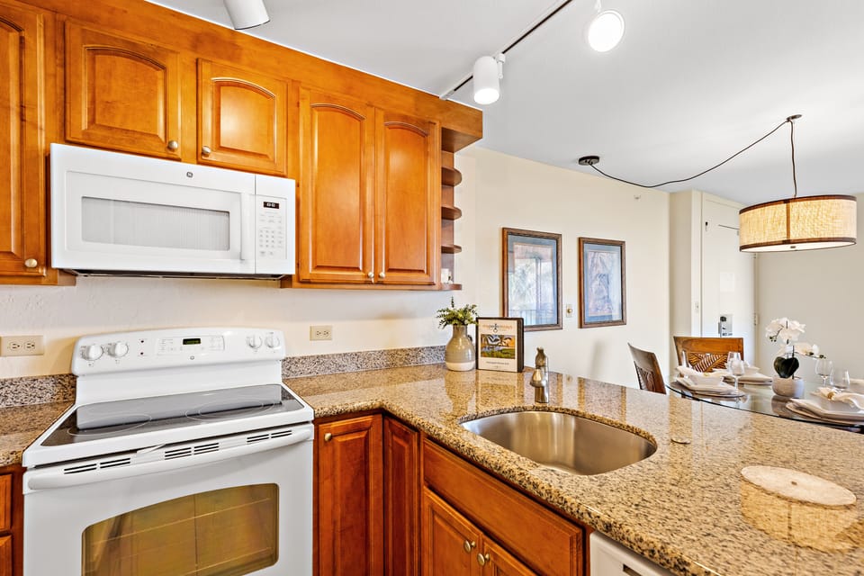Fully equipped kitchen