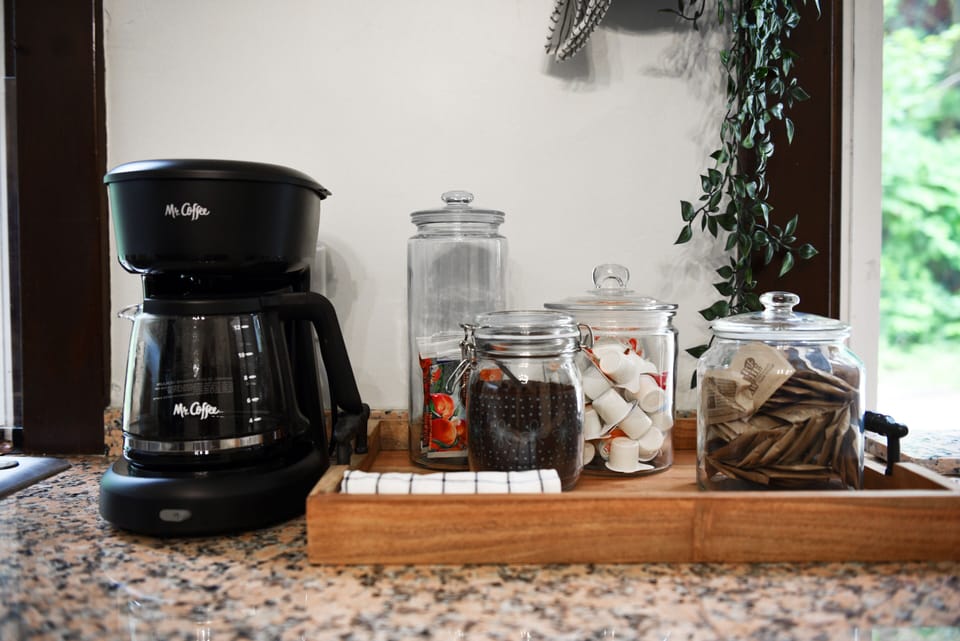 Full coffee bar to start your mornings right! 