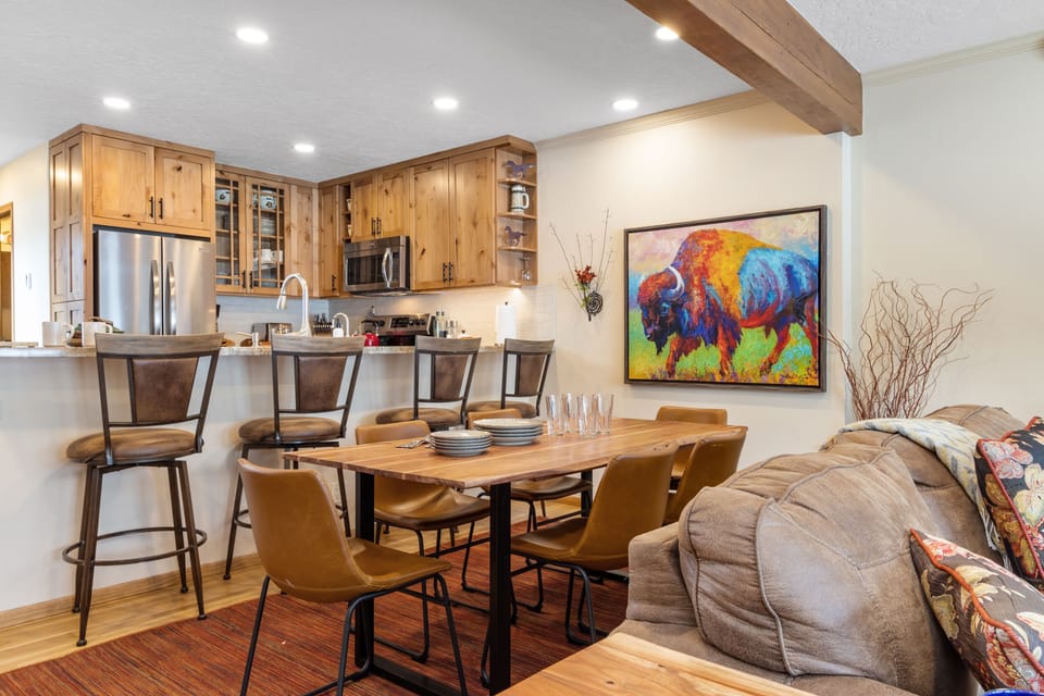 Dining Area and Kitchen