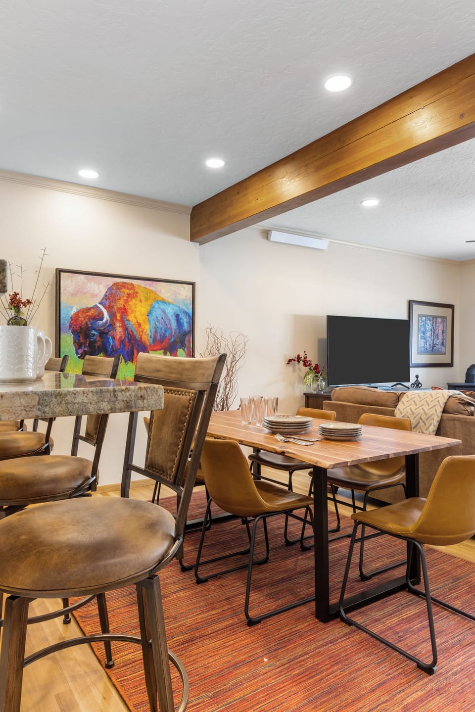 Dining Area and Kitchen