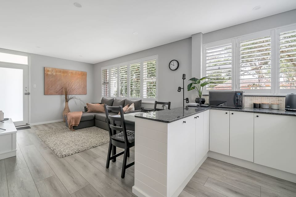 Kitchen living dining space