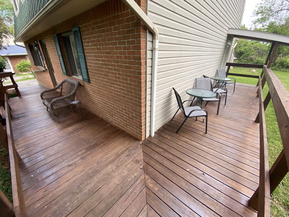 Soak in the sun on the wrap around porch