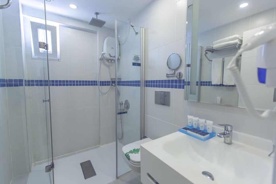 Economy Room | Bathroom | Shower, free toiletries, hair dryer, slippers