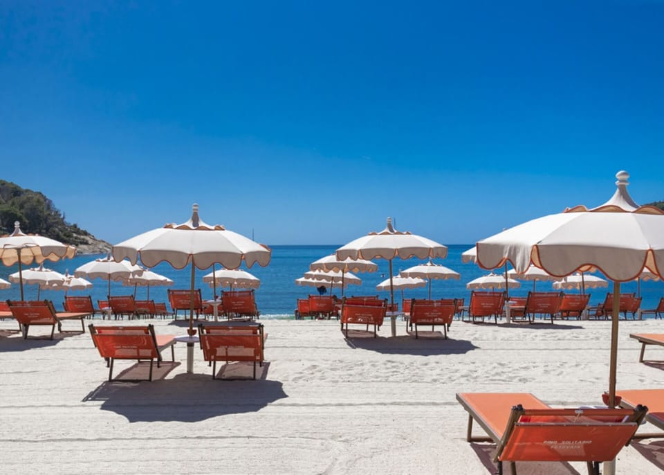 Sandy beach-apartment Fetovaia 1-Elba Island