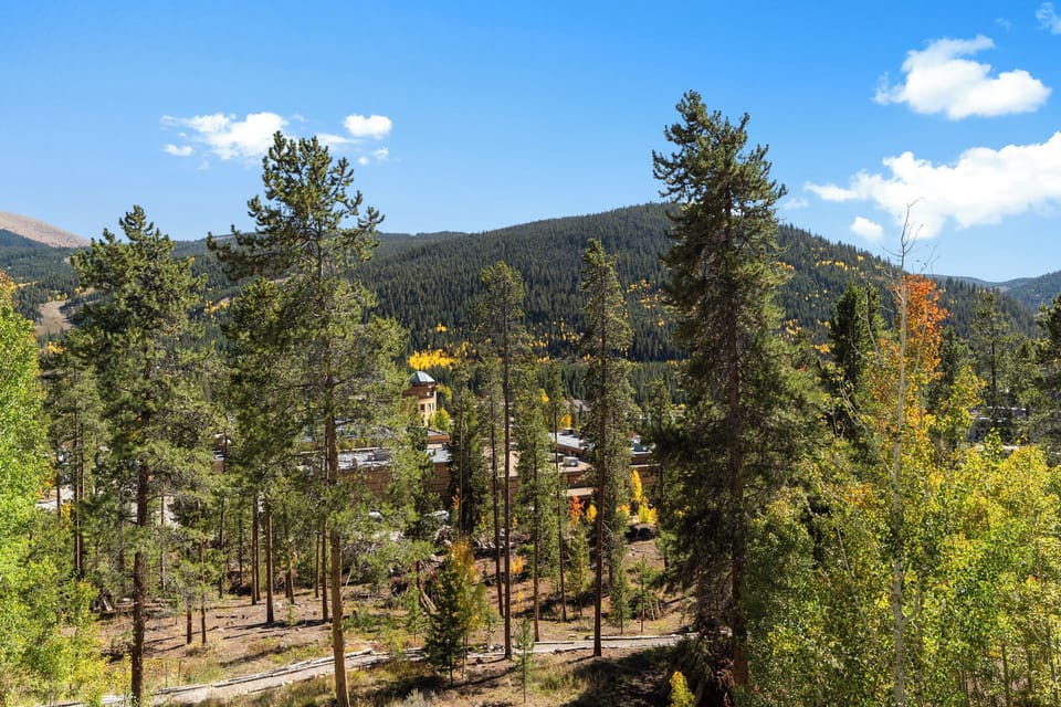 View from private balcony