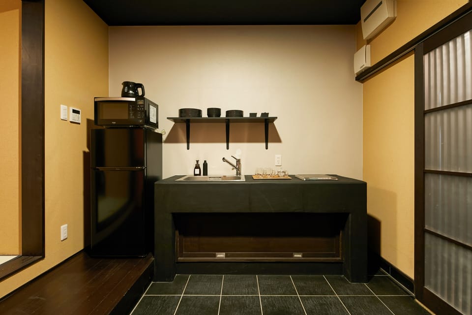 Luxury Villa, Garden View | Private kitchen | Full-size fridge, microwave, stovetop, electric kettle