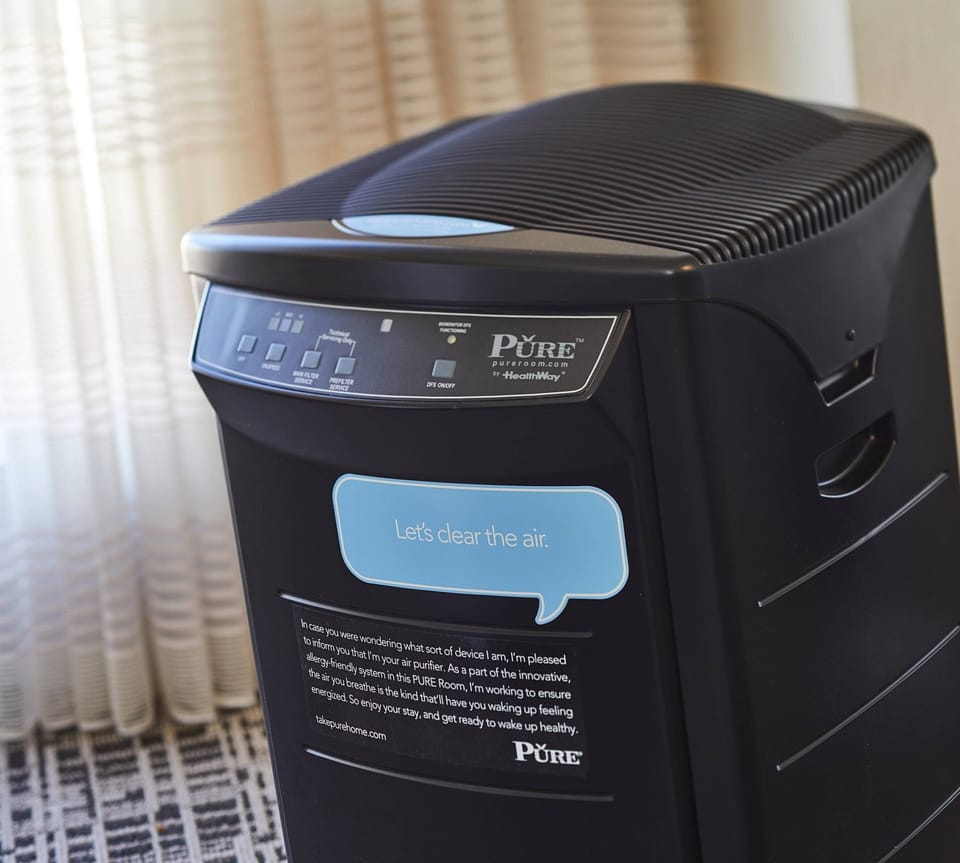 Premium bedding, pillowtop beds, in-room safe, desk