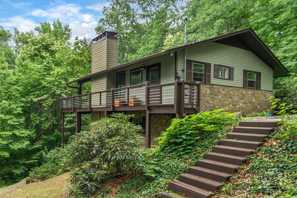 Exterior view of the home.