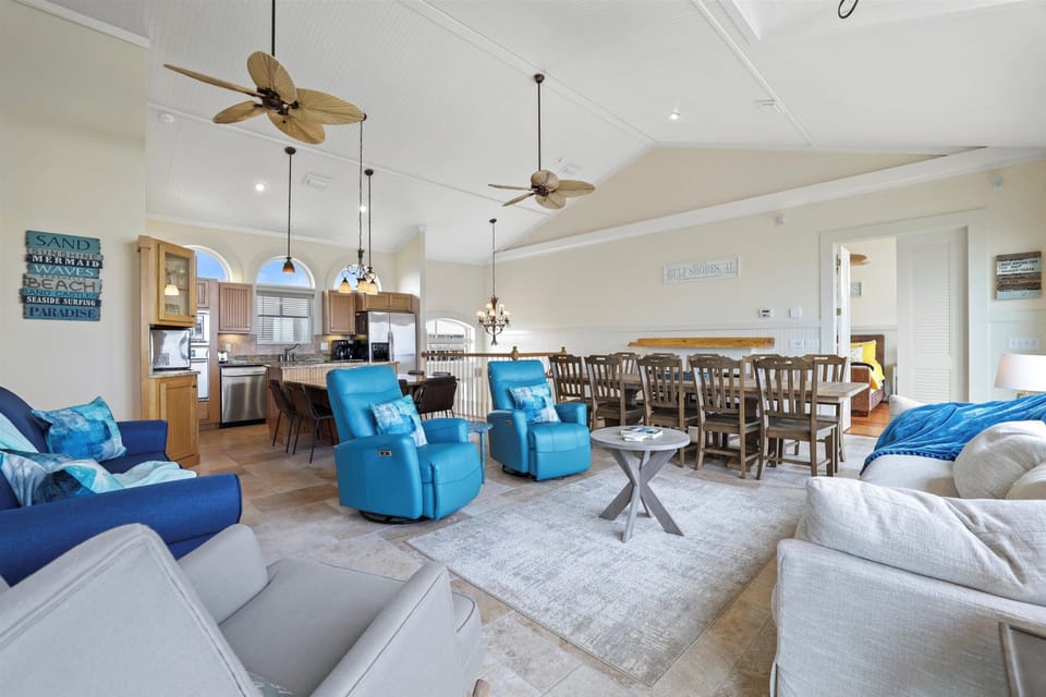 Open concept living area