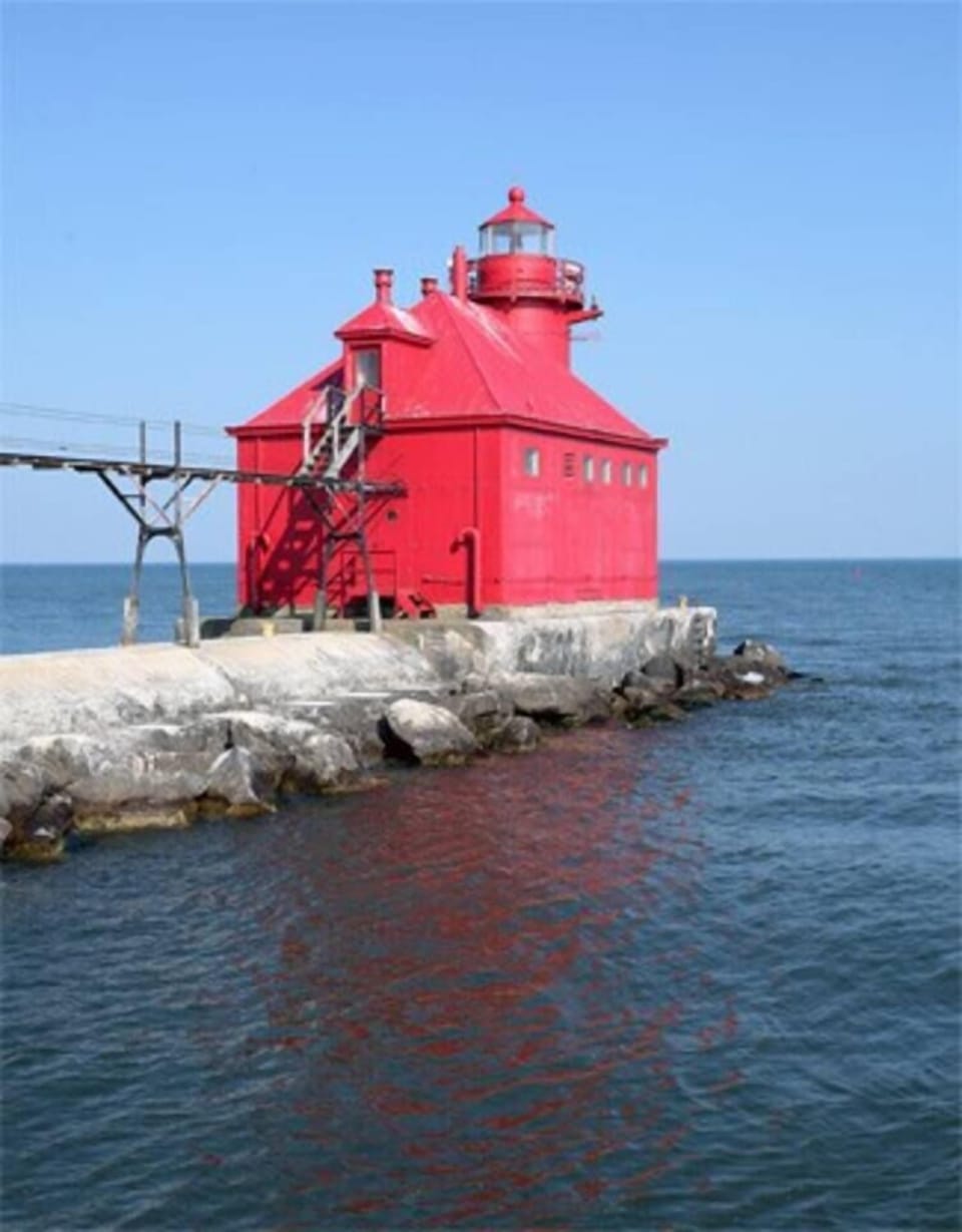 This lighthouse in Sturgeon Bay is an iconic site.