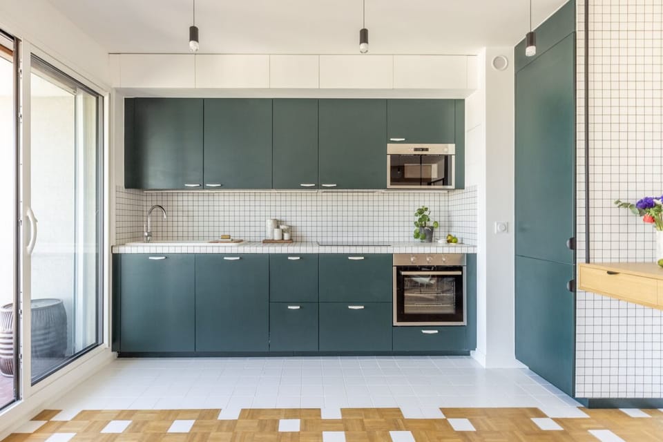 Modern fully equipped kitchen