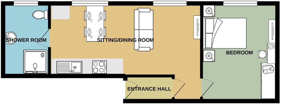Floor plan | The Boardwalk - Regency Apartments, Great Yarmouth