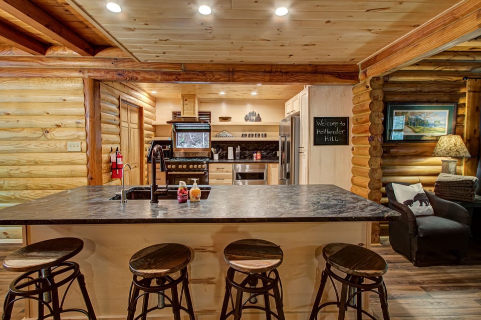 main cabin kitchen