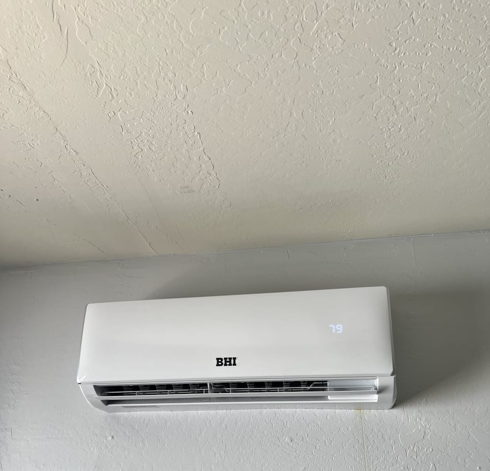 Mini split AC unit to keep nice and cool / warm