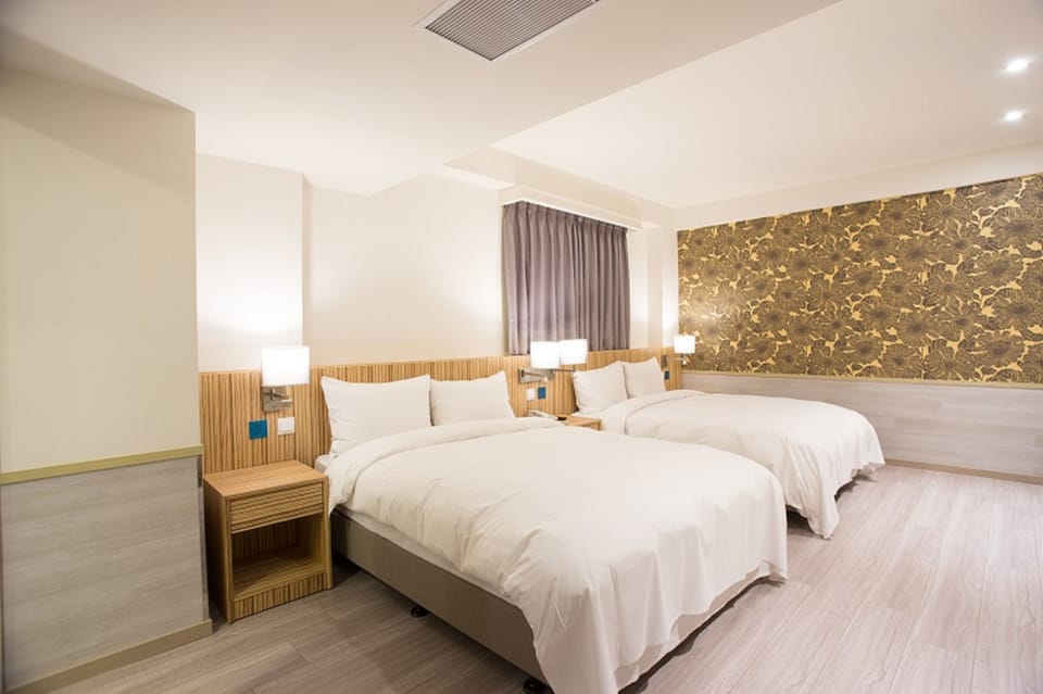 Family Quadruple Room, 2 Double Beds | 1 bedroom, premium bedding, down comforters, minibar