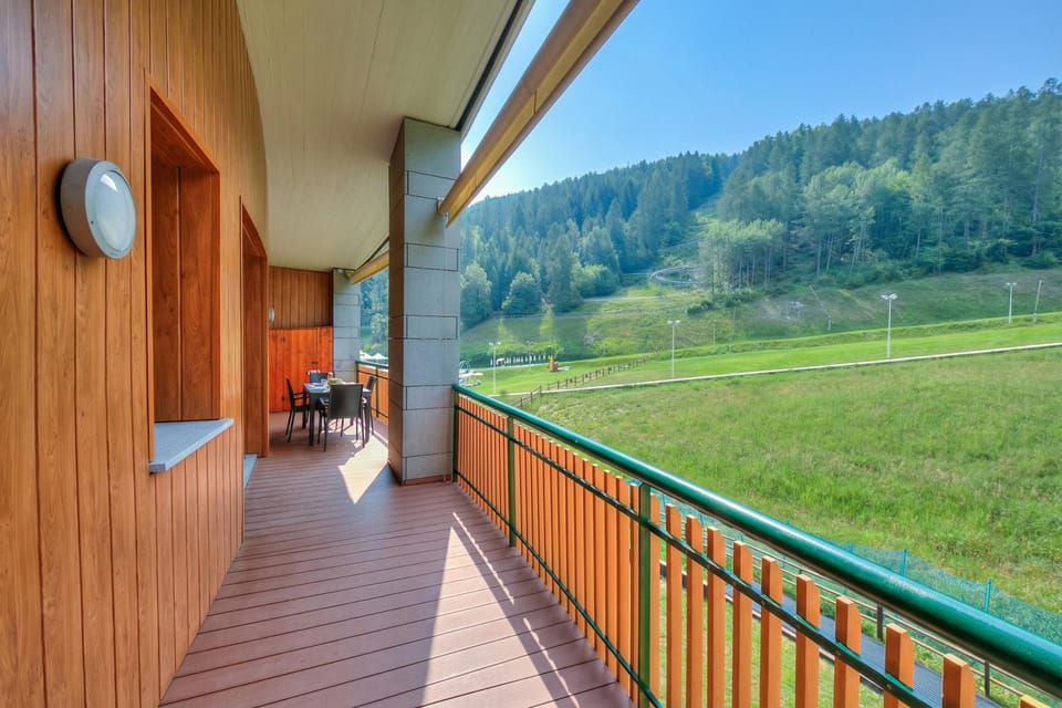 Family Studio, Microwave, Mountain View (La Marmotta Ski in/ski out - Studio) | Terrace/patio