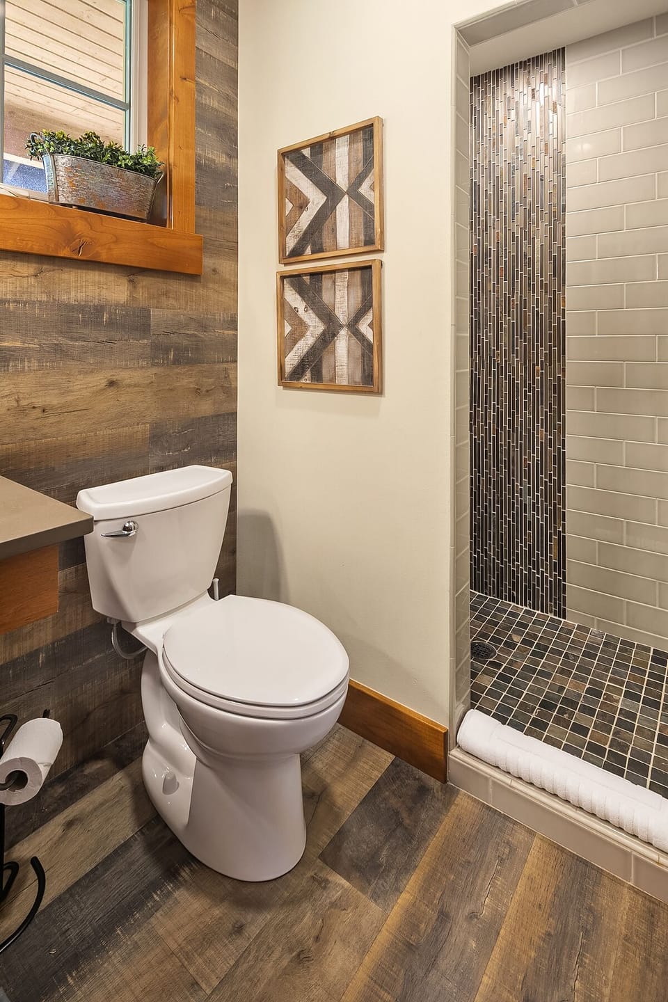 Elk Grove: - Guest suite private bath with a large walk-in shower.