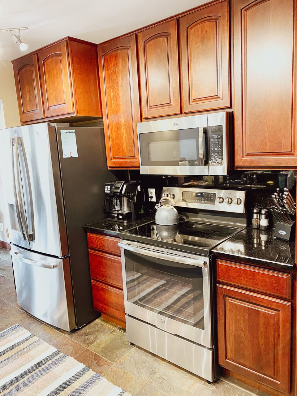 Fully equipped kitchen making meals at home a breeze