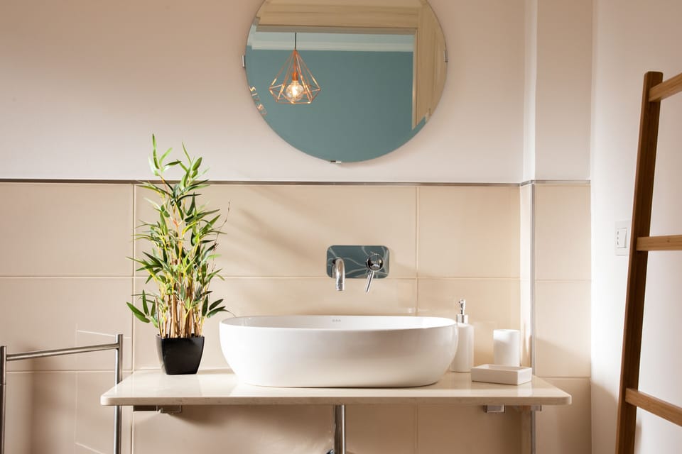 Comfort Room | Bathroom | Shower, rainfall showerhead, hair dryer, bidet