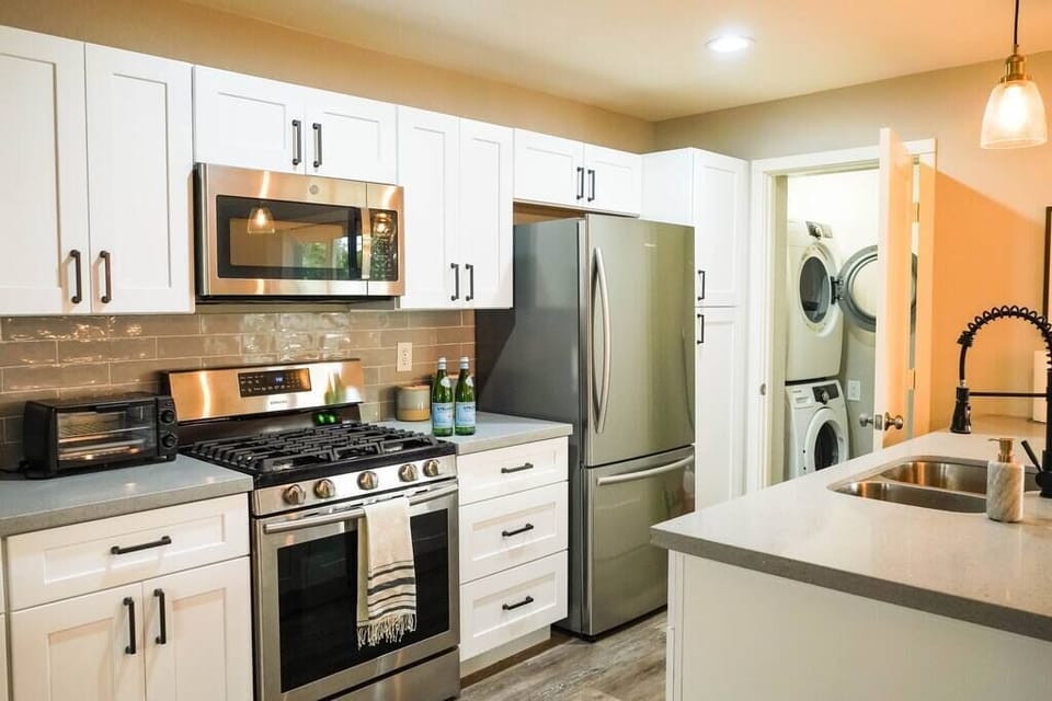 Equipped to make any meal, find your inner chef in the full-size kitchen with brand new appliances.